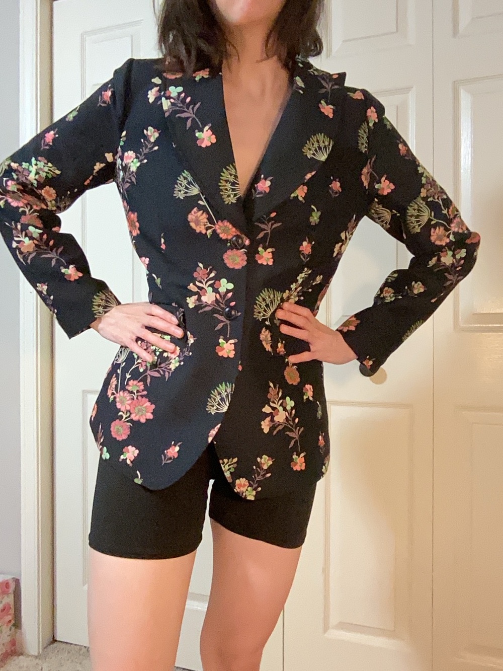 Nuvula Black Floral Jacket